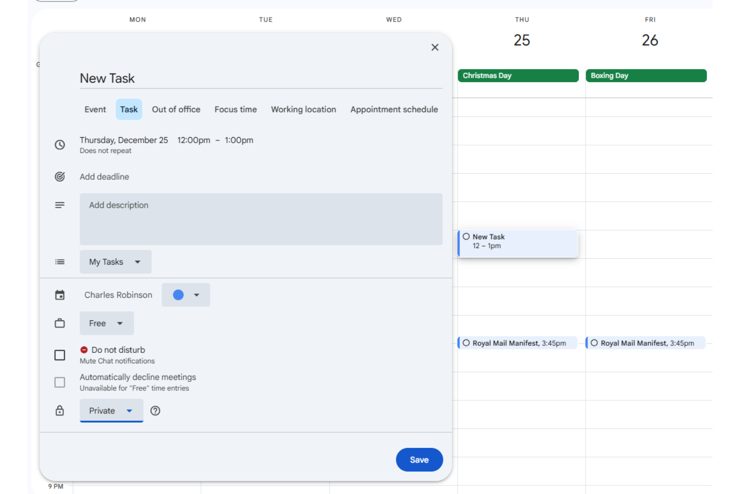 Google Workspace screenshot - 1 Beste Aufgabenverwaltungssoftware für die Arbeit im Jahr 2026