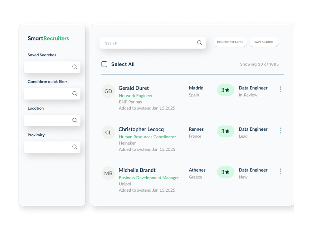 SmartRecruiters screenshot - Los 10 mejores software ATS con IA de 2026: Analizados y comparados