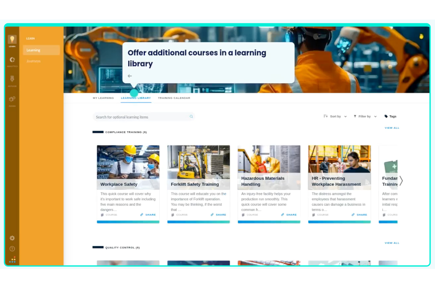 Bridge screenshot - Los 10 mejores LMS para la industria manufacturera reseñados en 2026