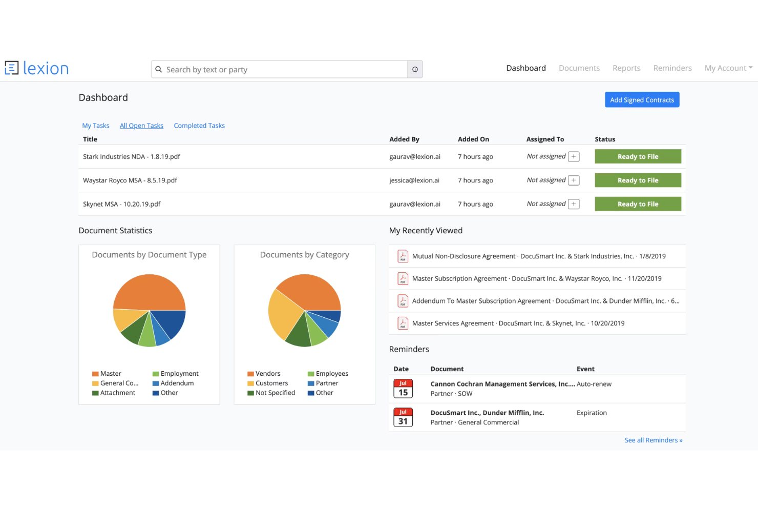 Lexion screenshot - Die 10 besten KI-Vertragsmanagement-Softwares im Jahr 2026