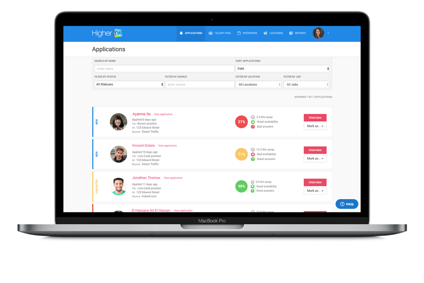 HigherMe screenshot - 10 Beste Recruiting-Software für Reinigungsunternehmen im Jahr 2026