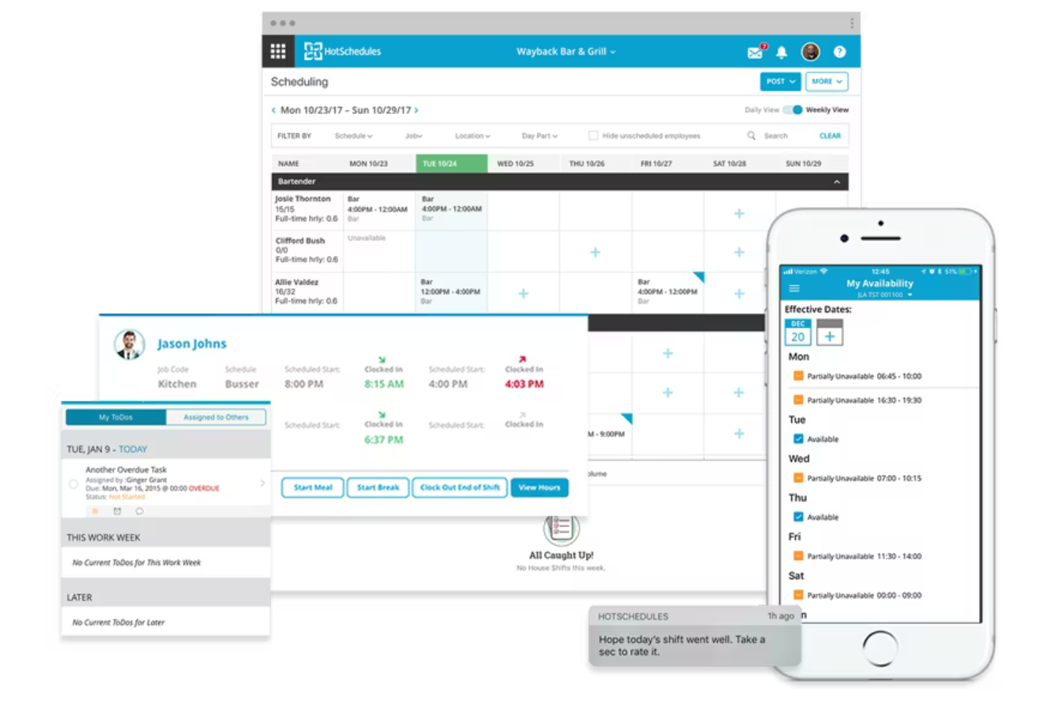 Fourth (HotSchedules) screenshot - I 10 migliori software per la gestione del personale nell’hotellerie nel 2026
