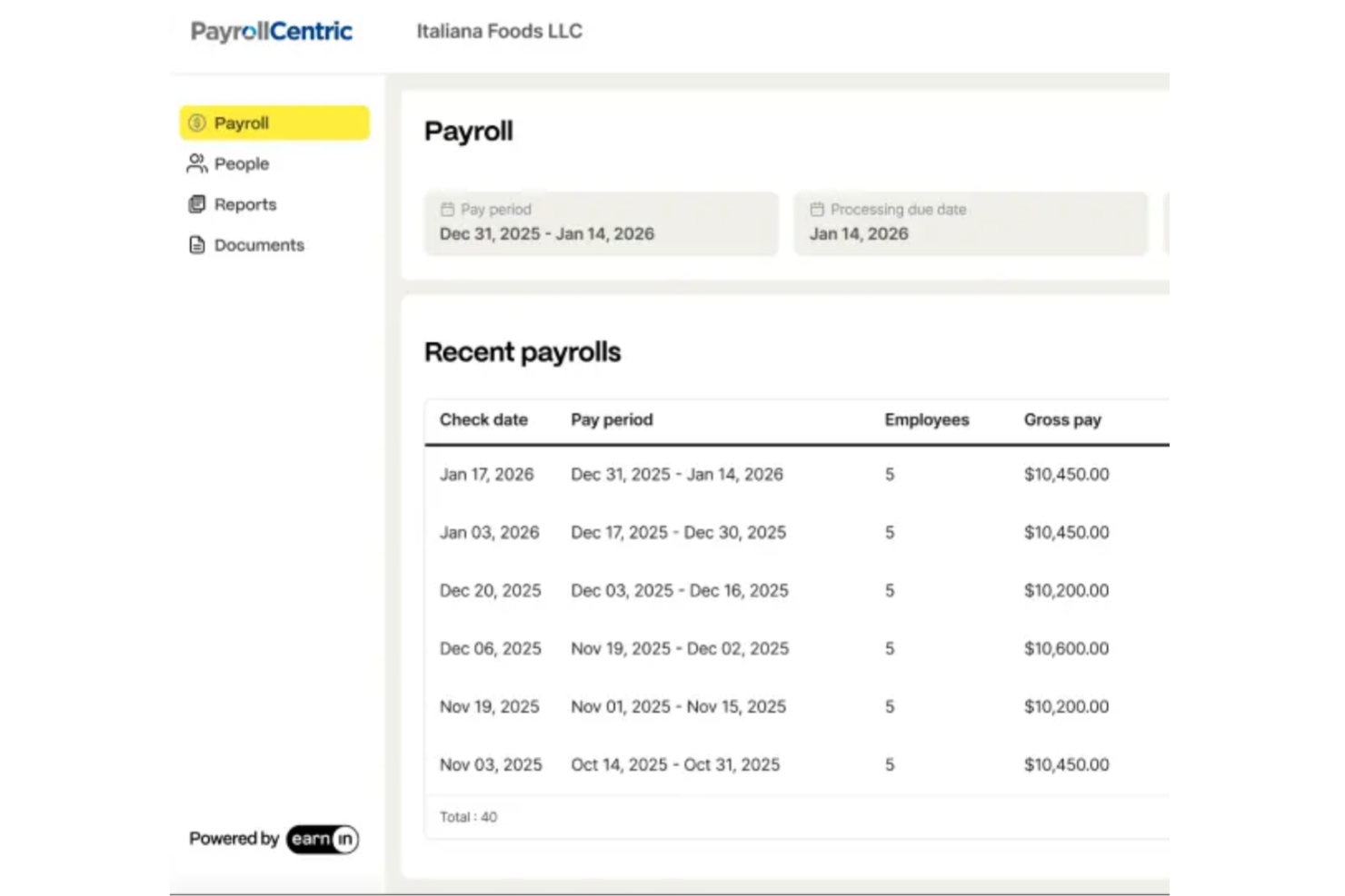 EarnIn screenshot - I 10 Migliori Software per l’Accesso Anticipato al Salario nel 2026
