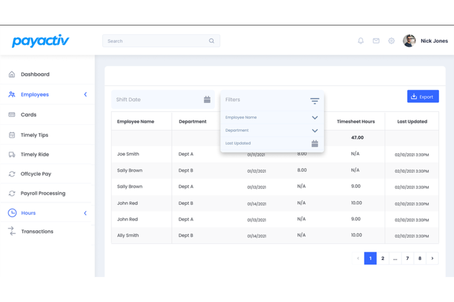 Payactiv screenshot - I 10 Migliori Software per l’Accesso Anticipato al Salario nel 2026