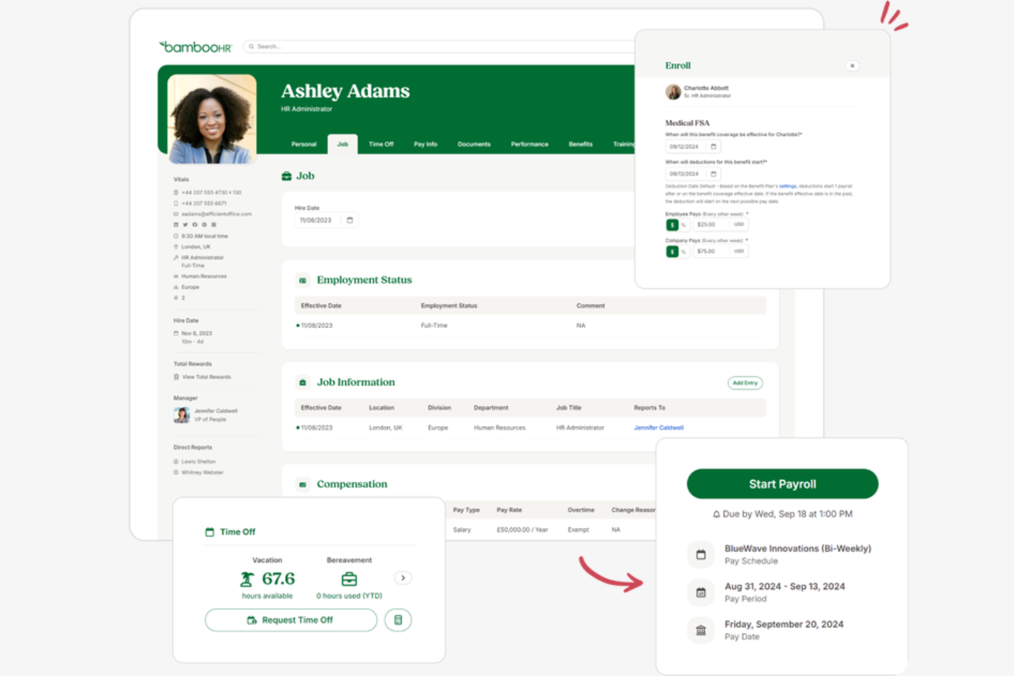 BambooHR screenshot - I 10 migliori software HR per il settore manifatturiero per il 2026