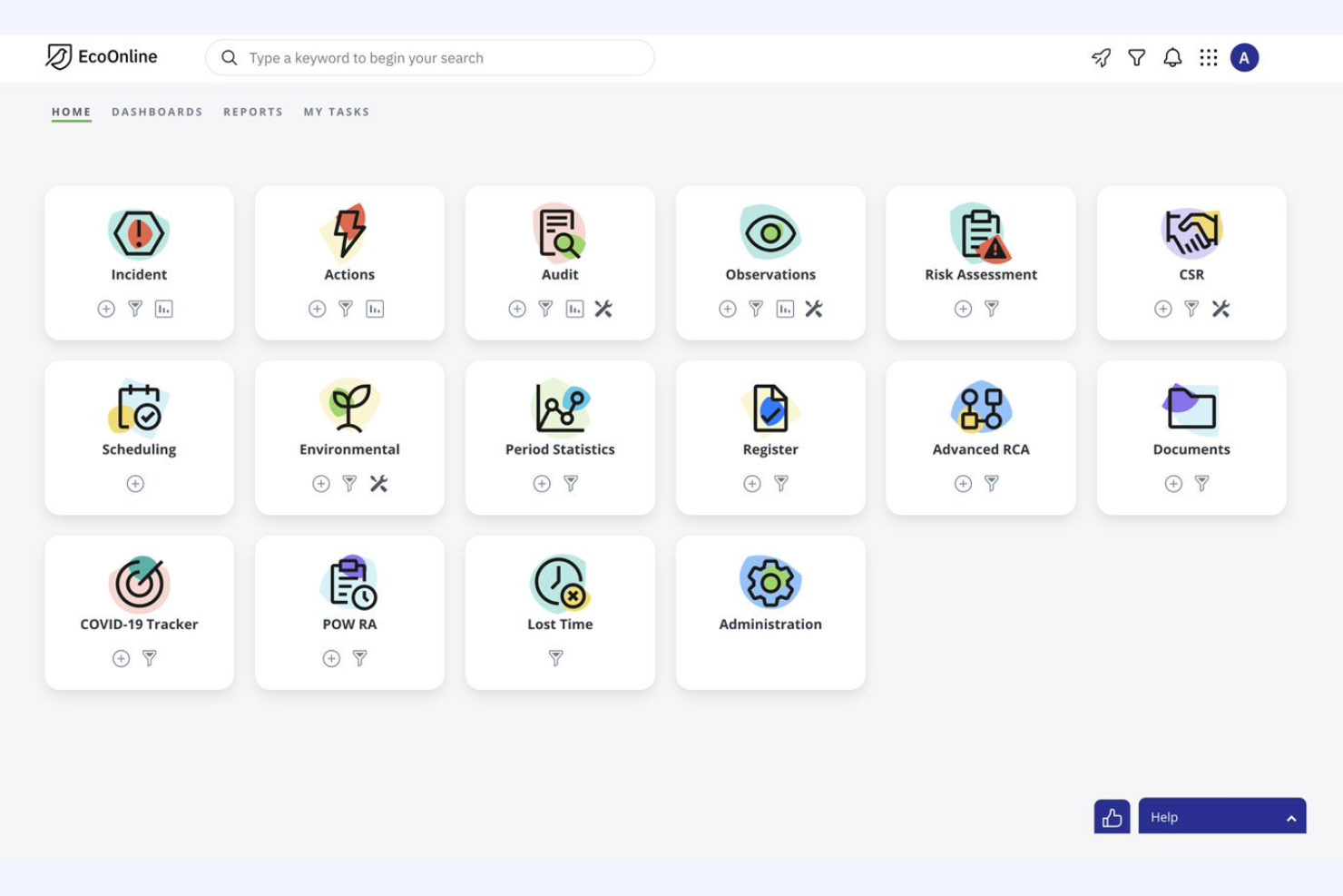 EcoOnline screenshot - Le 10 migliori soluzioni software per la conformità degli appaltatori recensite nel 2026