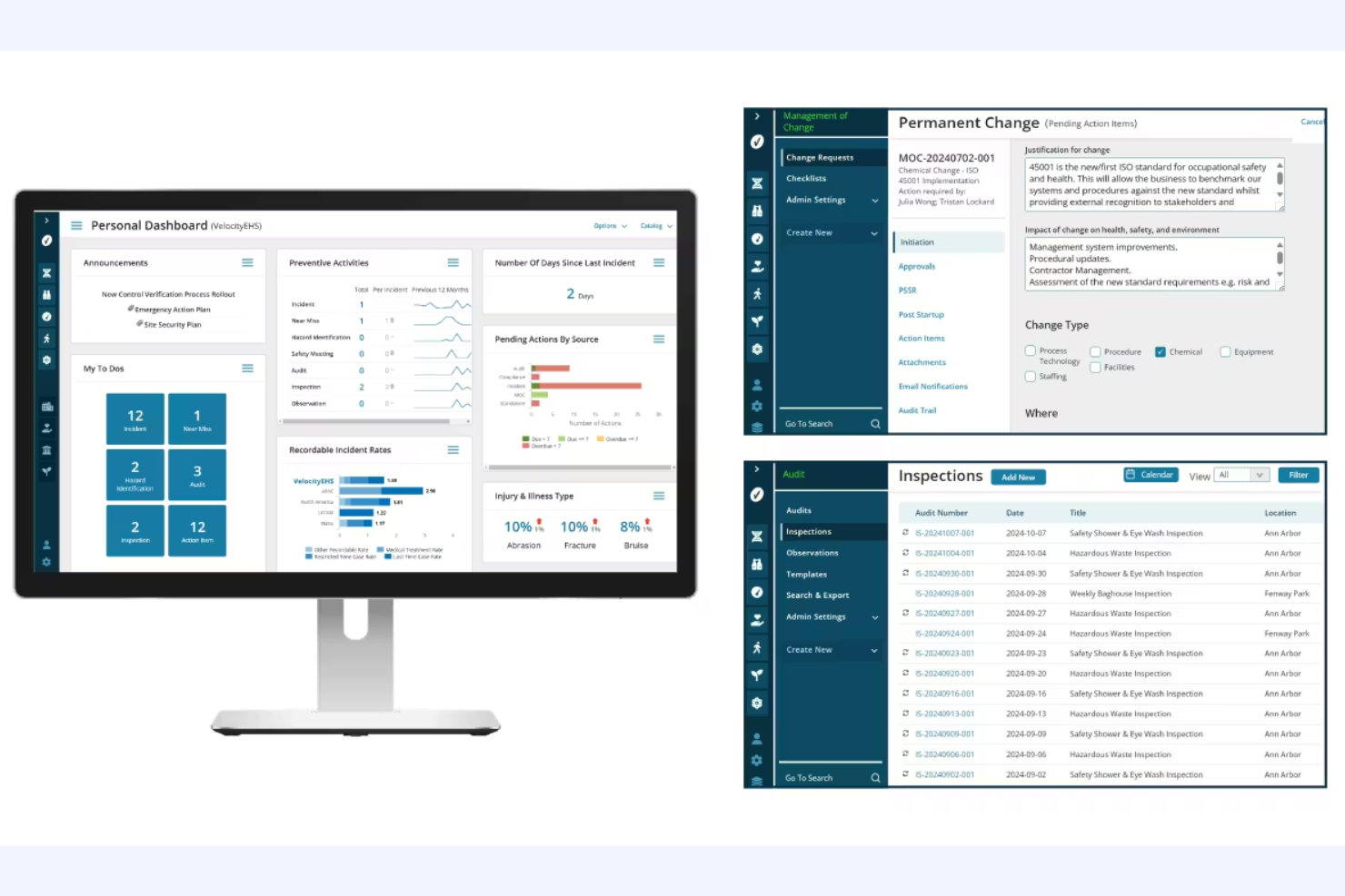 VelocityEHS Compliance Management screenshot - Le 10 migliori soluzioni software per la conformità degli appaltatori recensite nel 2026