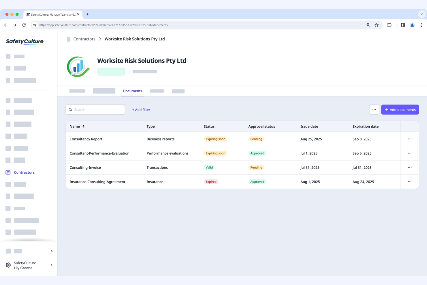 SafetyCulture screenshot - Le 10 migliori soluzioni software per la conformità degli appaltatori recensite nel 2026