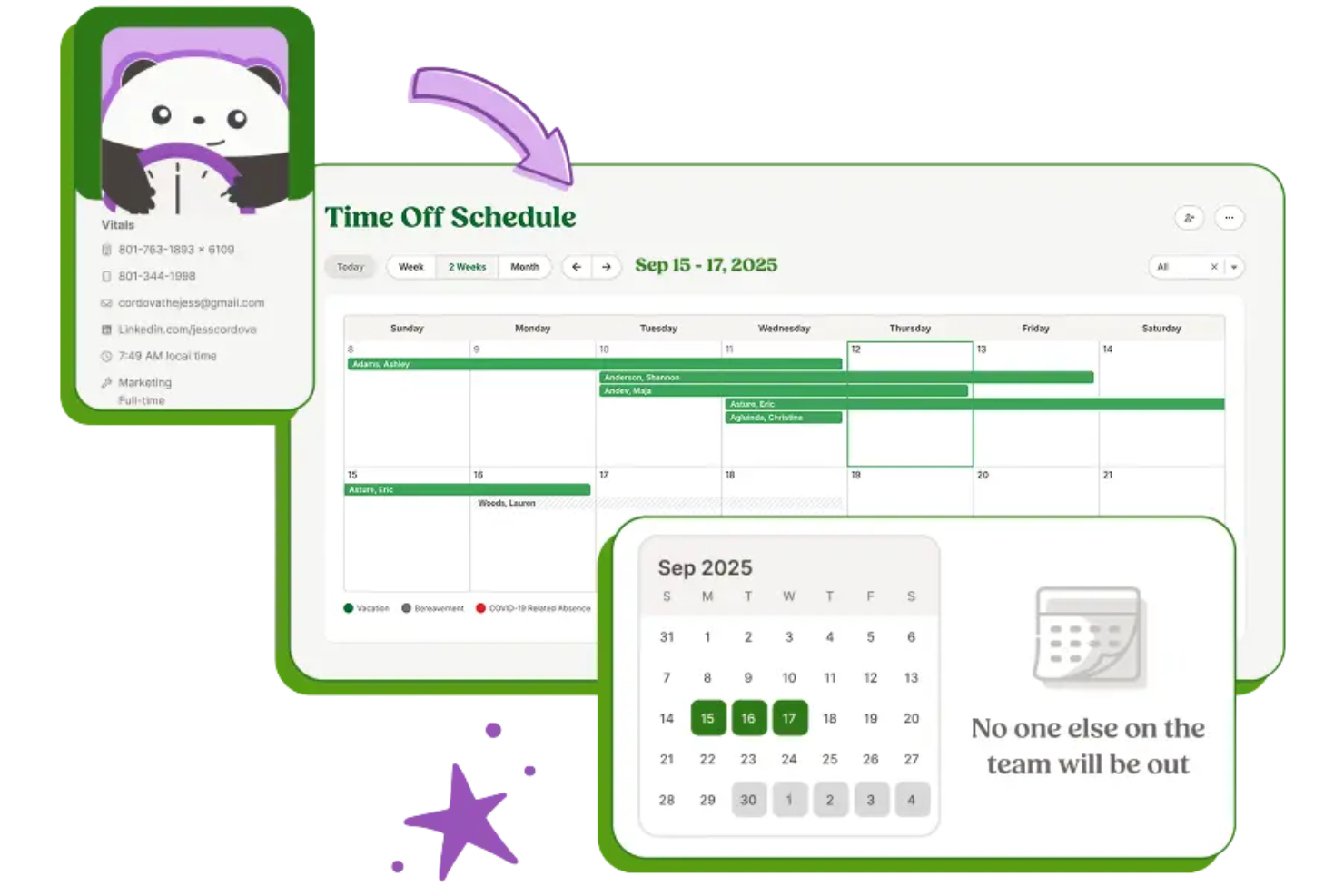 BambooHR screenshot - I 10 migliori software per il monitoraggio dei permessi retribuiti recensiti nel 2026