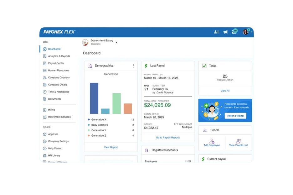 Paychex screenshot - Le 10 Migliori Soluzioni di Software Paghe Semplici Recensite nel 2026