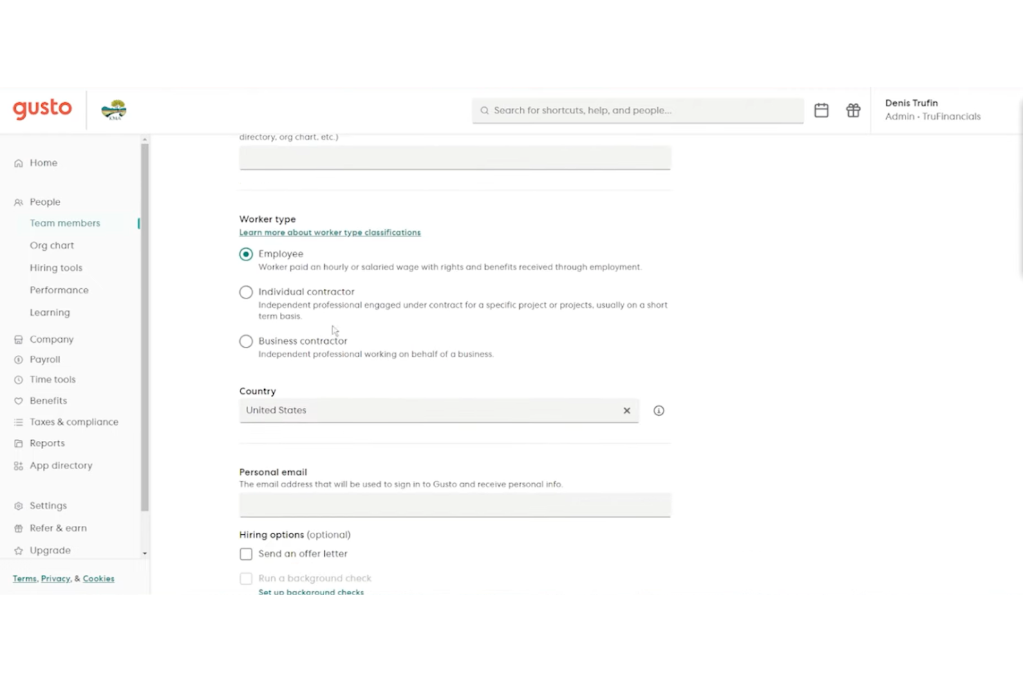 Gusto screenshot - Le 10 migliori soluzioni software per l’onboarding dei collaboratori recensite nel 2026