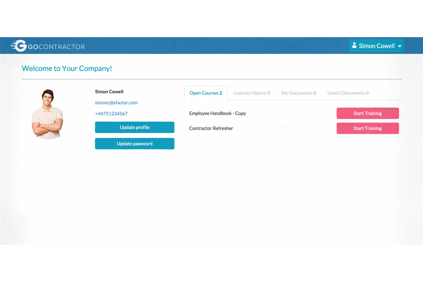 GoContractor screenshot - Le 10 migliori soluzioni software per l’onboarding dei collaboratori recensite nel 2026
