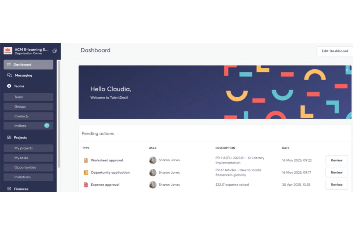 TalentDesk.io screenshot - Le 10 migliori soluzioni software per l’onboarding dei collaboratori recensite nel 2026