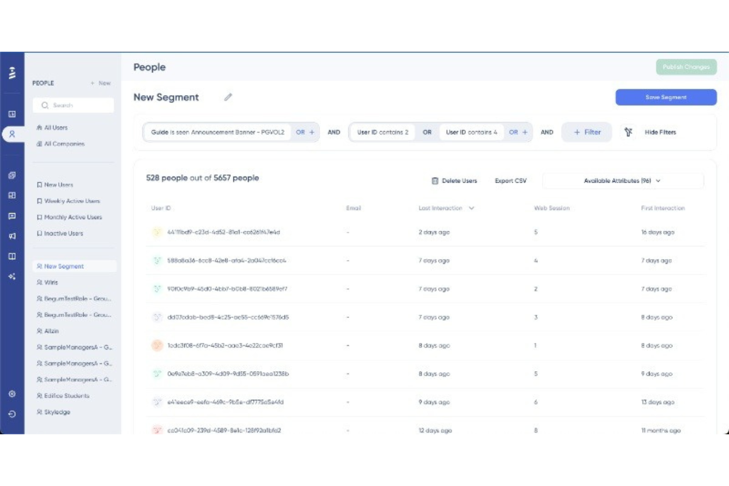 UserGuiding screenshot - Le 10 migliori soluzioni software per l’onboarding dei collaboratori recensite nel 2026