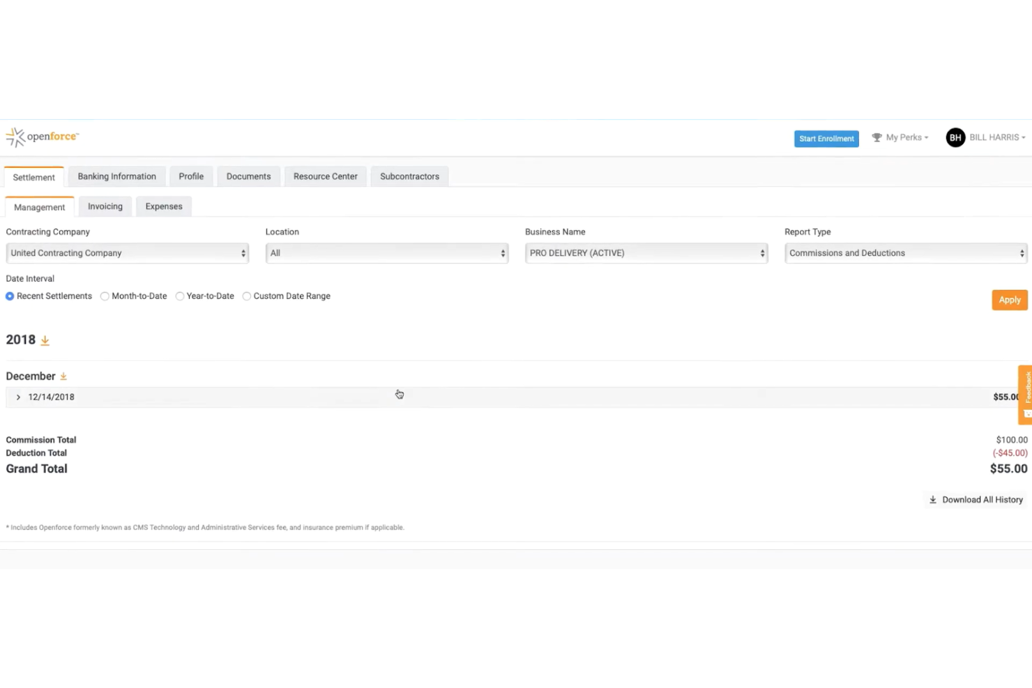 Openforce screenshot - Le 10 migliori soluzioni software per l’onboarding dei collaboratori recensite nel 2026