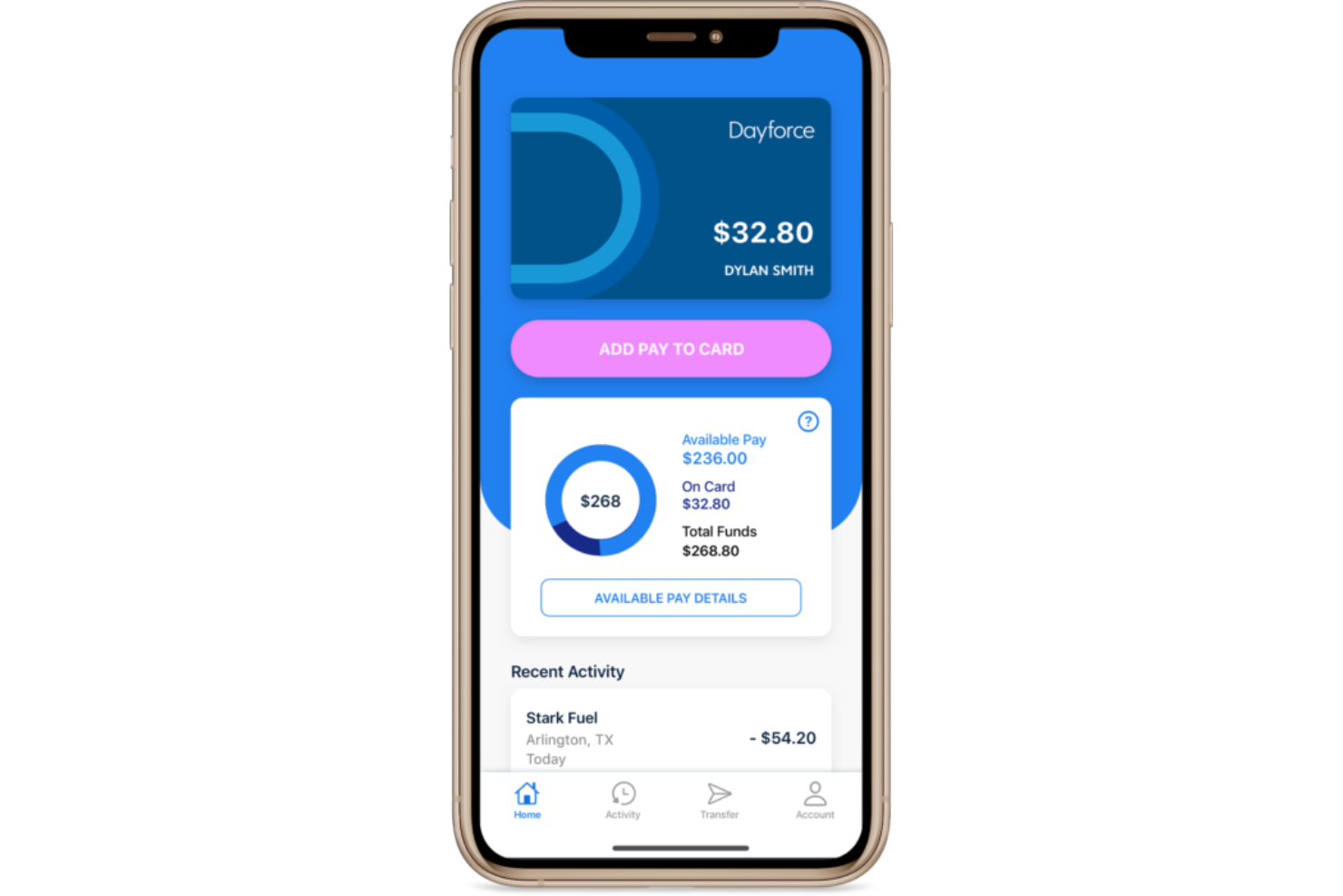 Dayforce Wallet screenshot - I 10 Migliori Software per l’Accesso Anticipato al Salario nel 2026