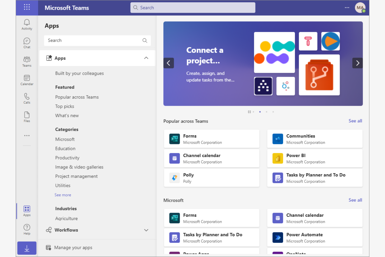 Microsoft Teams screenshot - Le 10 migliori app per la comunicazione aziendale recensite nel 2026