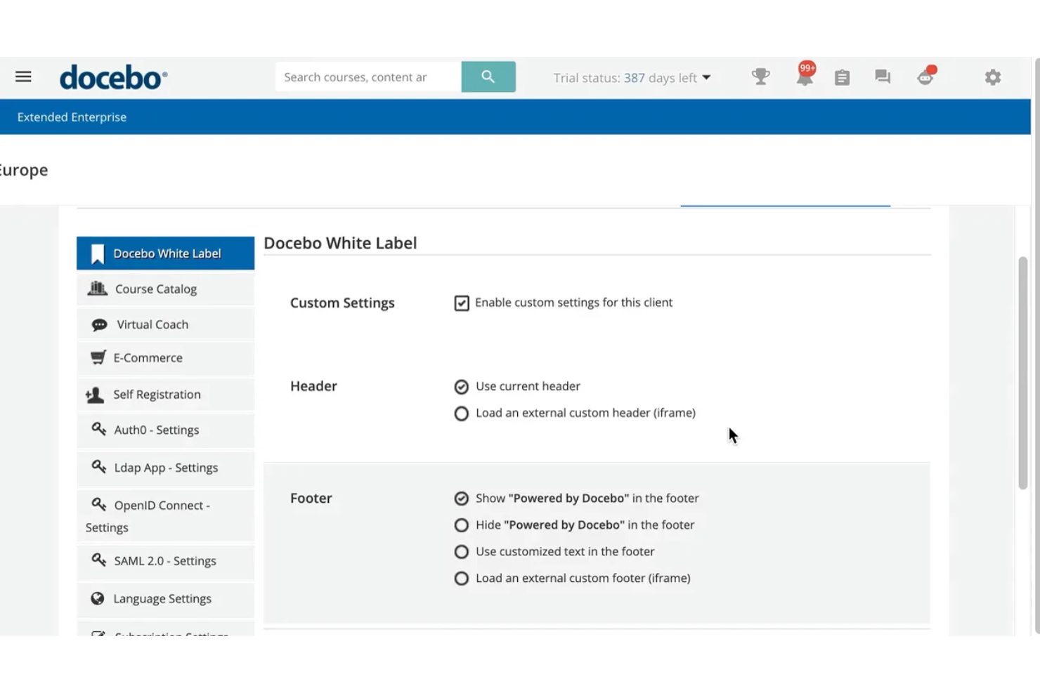 Docebo screenshot - 10 Piattaforme LMS per Aziende Estese nel 2026