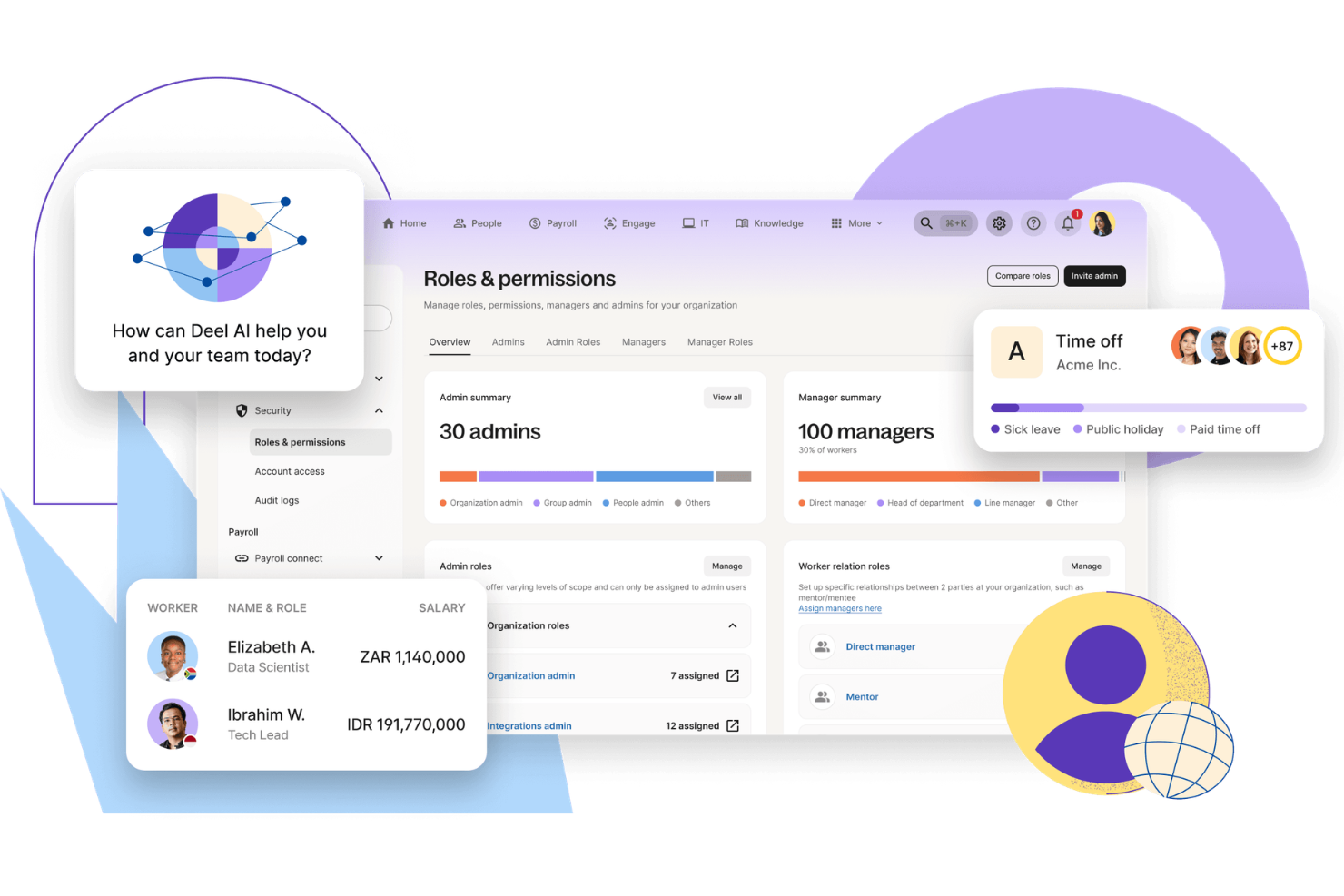 Deel HR screenshot - Le 10 migliori soluzioni per la gestione dei registri dei dipendenti recensite nel 2026