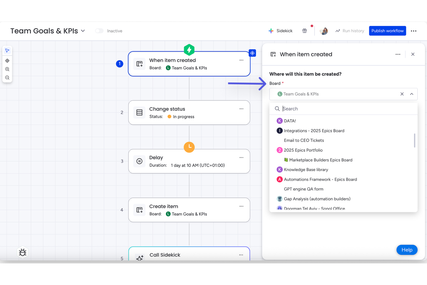 monday AI Workspace screenshot - Le 10 Migliori Soluzioni di Intelligenza Artificiale per le Aziende Recensite nel 2026