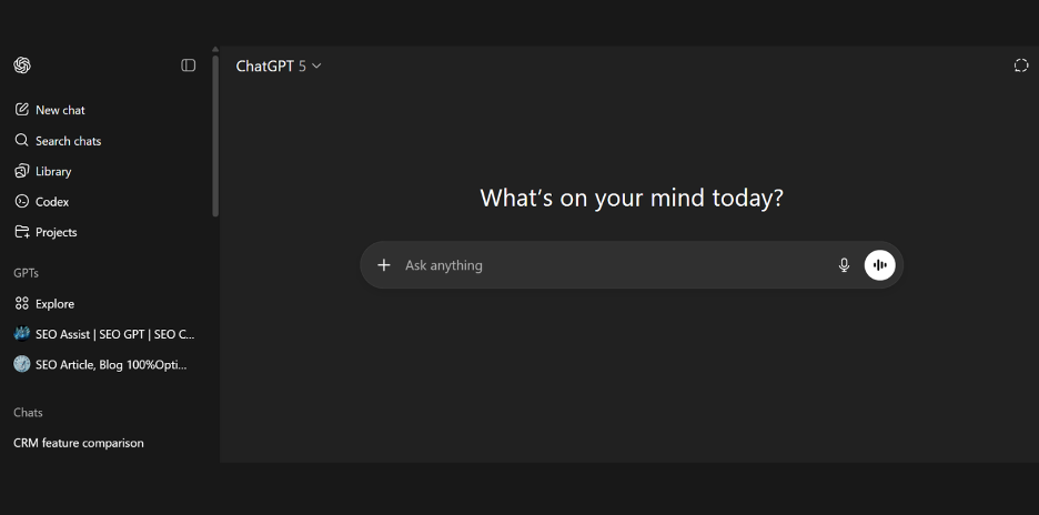 ChatGPT screenshot - Le 10 Migliori Soluzioni di Intelligenza Artificiale per le Aziende Recensite nel 2026