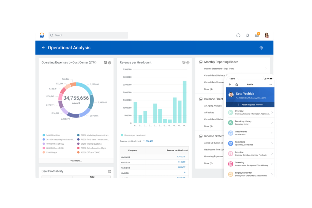 Workday Illuminate screenshot - 11 Migliori Sistemi HRMS con Intelligenza Artificiale recensiti nel 2026