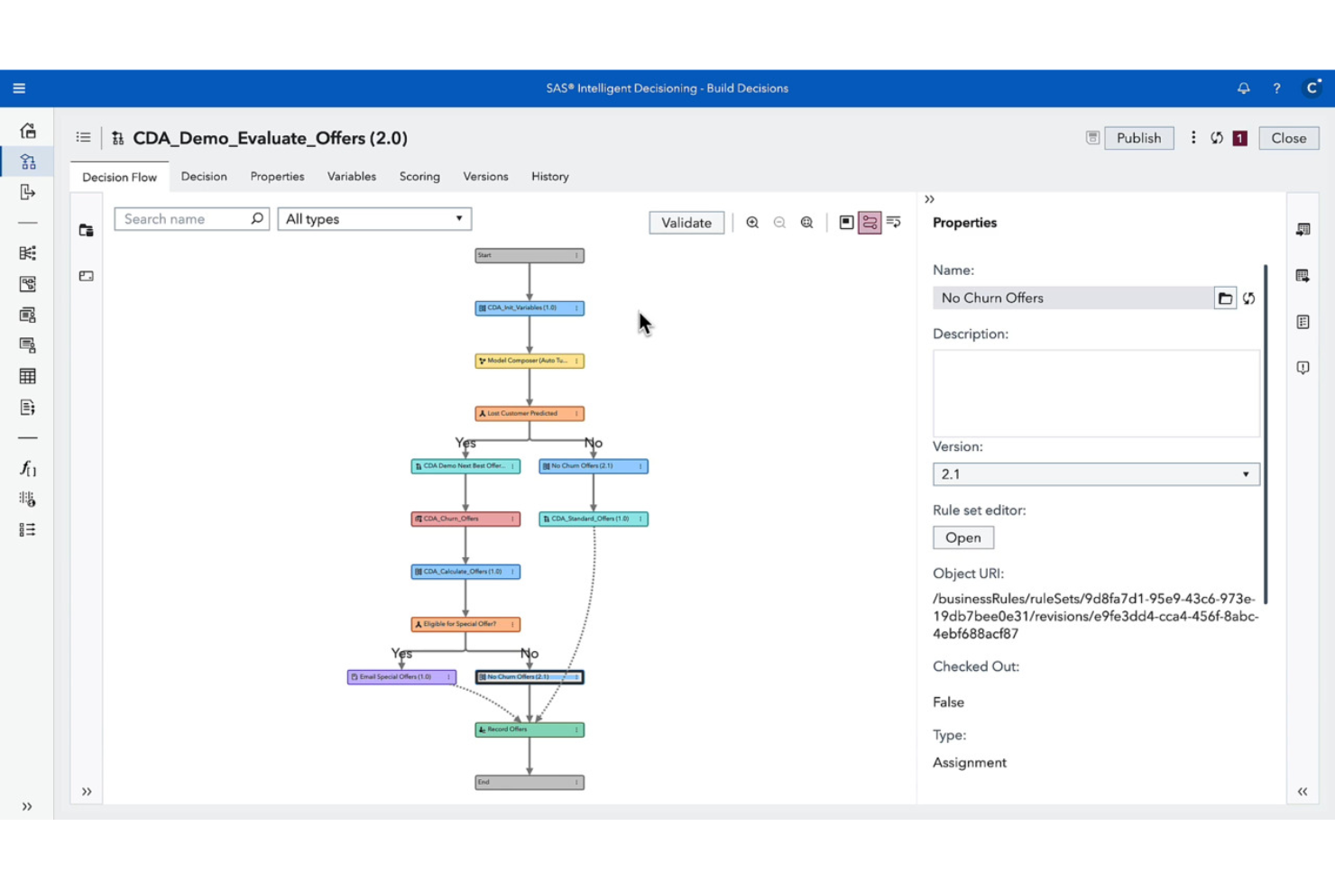 SAS Intelligent Decisioning screenshot - Le 10 Migliori Soluzioni di Software per il Decision-Making con Intelligenza Artificiale Recensite nel 2026