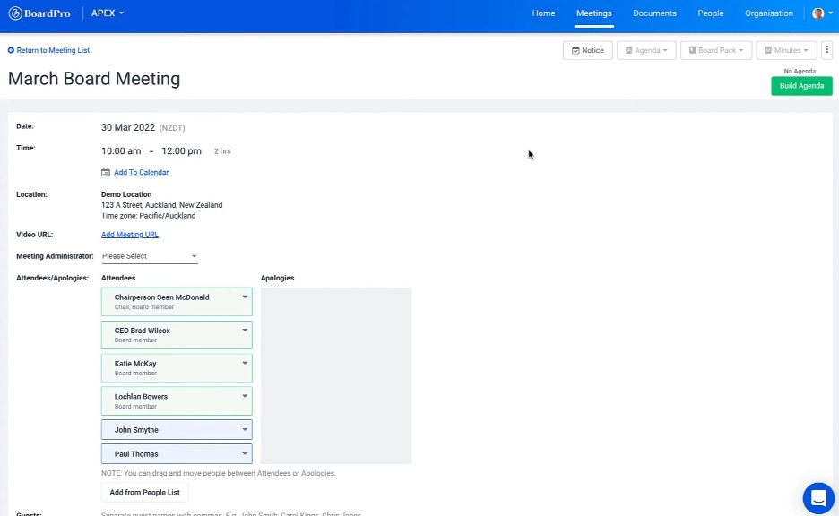 BoardPro.com screenshot - Le 10 Migliori Piattaforme di Gestione dei Consigli d’Amministrazione con Intelligenza Artificiale Recensite nel 2026