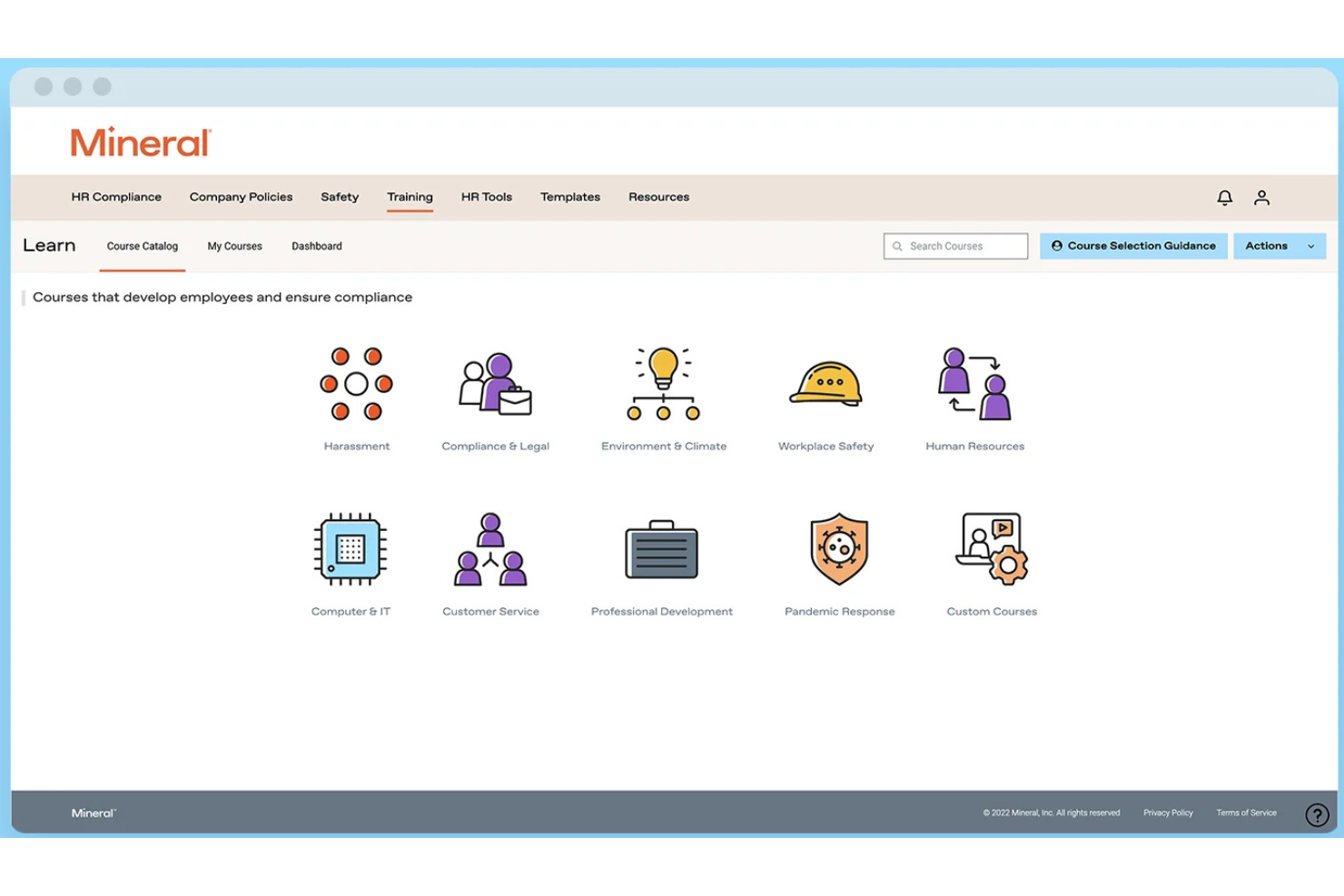Mitratech Mineral screenshot - 10 meilleurs systèmes de conformité RH pour les petites entreprises en 2026
