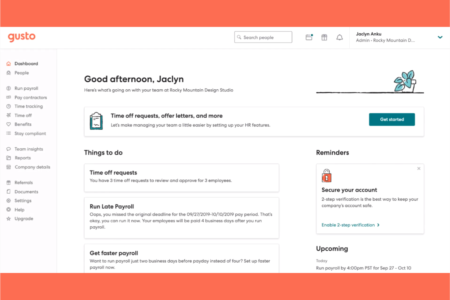 Gusto screenshot - Le 10 migliori piattaforme di Operazioni AI recensite nel 2026