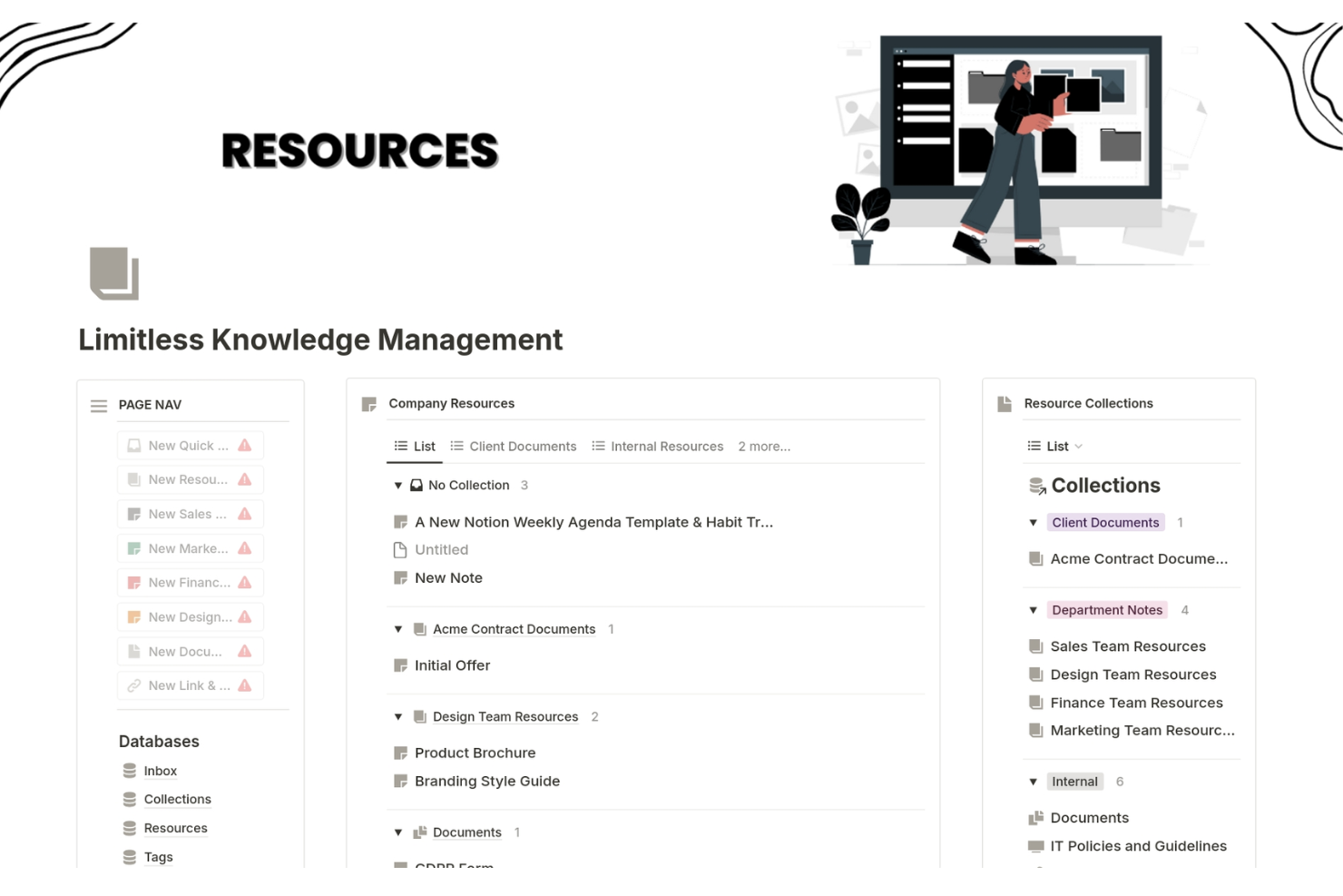 Notion screenshot - I 10 migliori software di gestione della conoscenza recensiti nel 2026