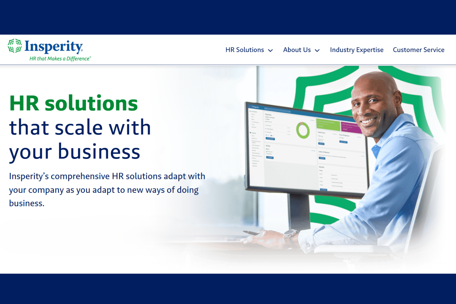 Insperity screenshot - 10 migliori aziende di consulenza HR a Dallas recensite nel 2026