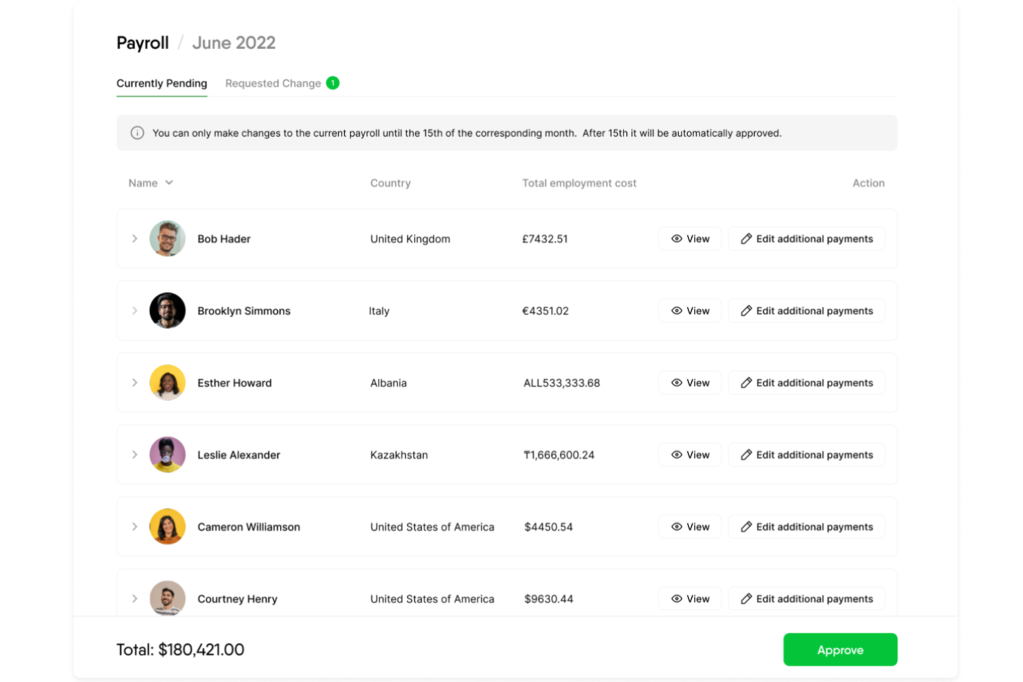 RemoFirst screenshot - 10 migliori concorrenti e alternative a Deel del 2026: recensione e confronto