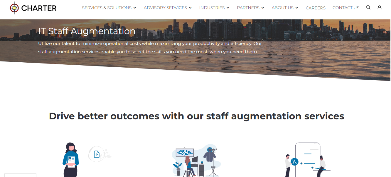 Charter screenshot - 10 Migliori Fornitori di Staff Augmentation Recensiti nel 2026