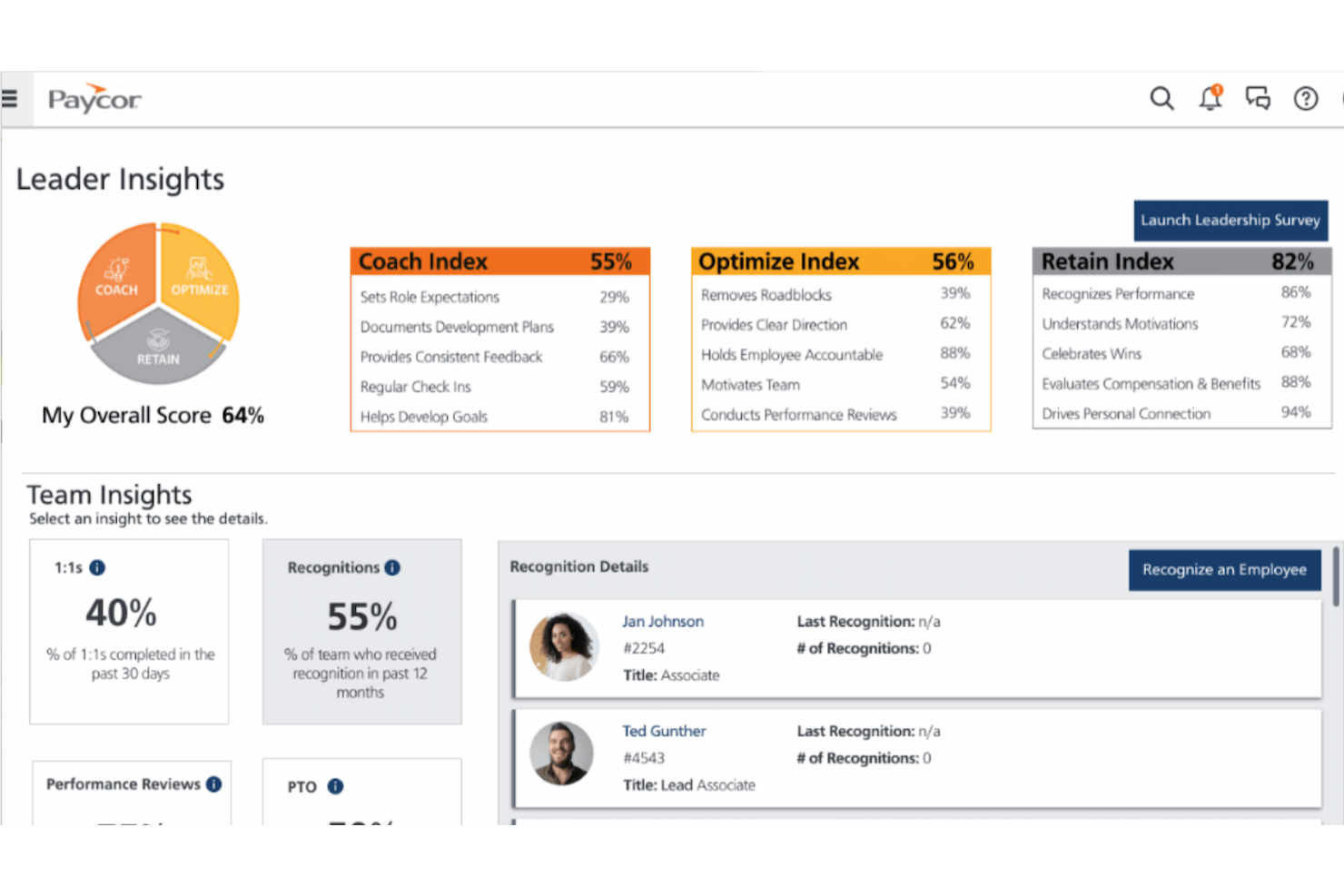 Paycor screenshot - I 10 migliori software HR per il settore sanitario recensiti nel 2026