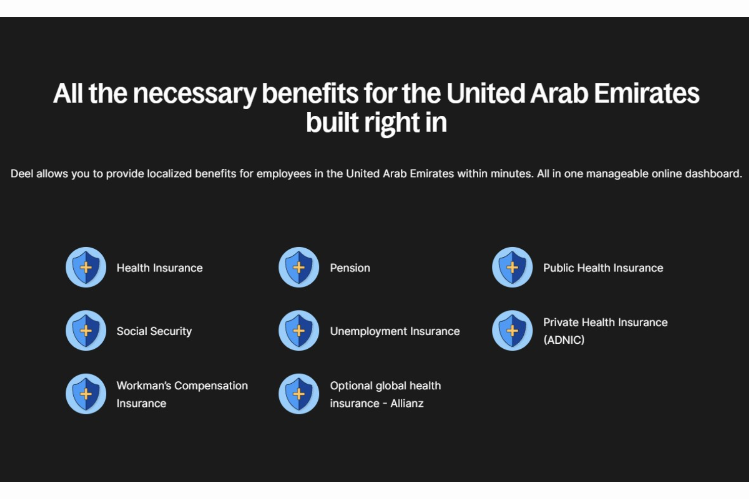 Deel Hire screenshot - 10 migliori datori di lavoro registrati negli Emirati Arabi Uniti 2026