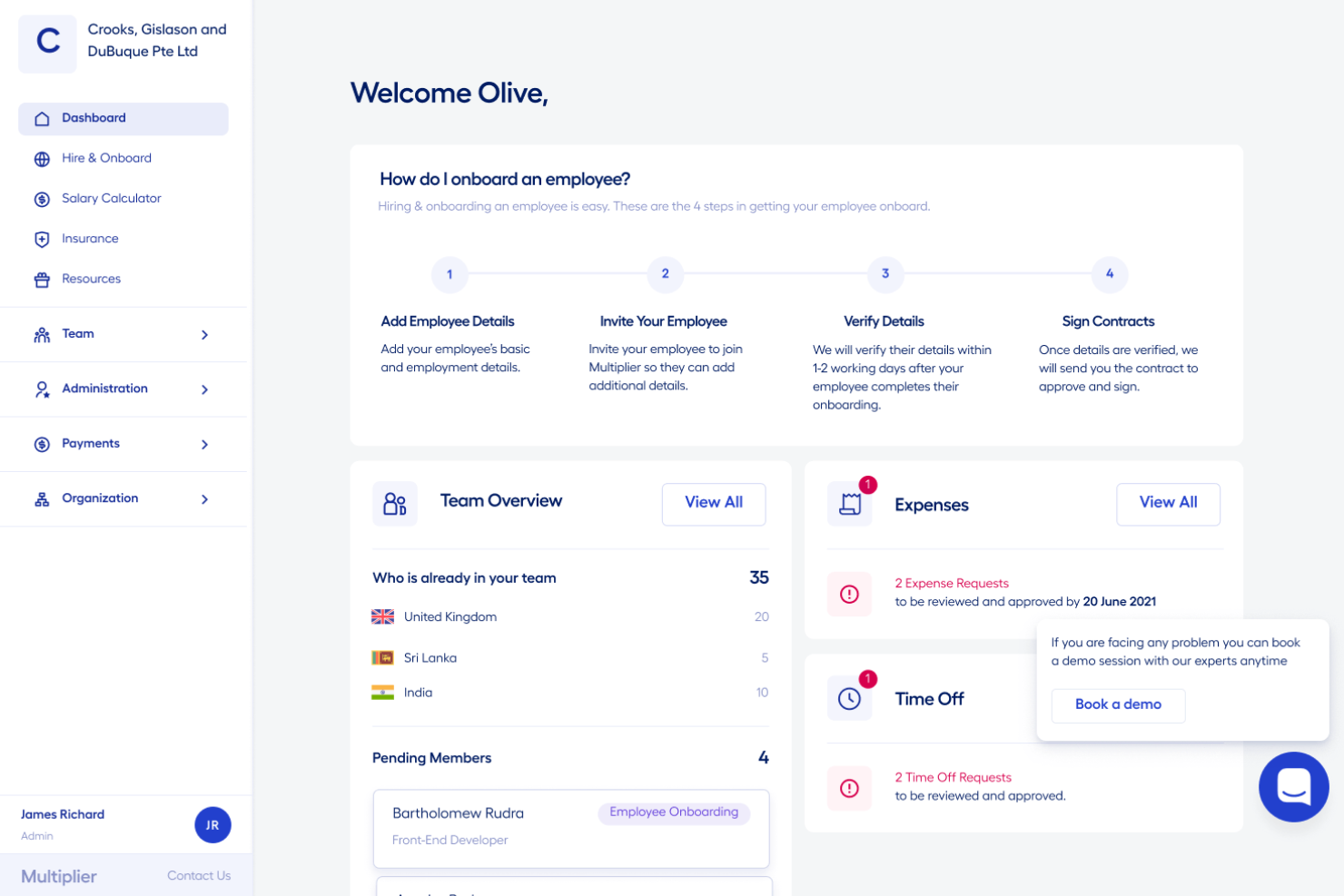 Multiplier screenshot - I 10 migliori datori di lavoro registrati in Italia: analizzati nel 2026