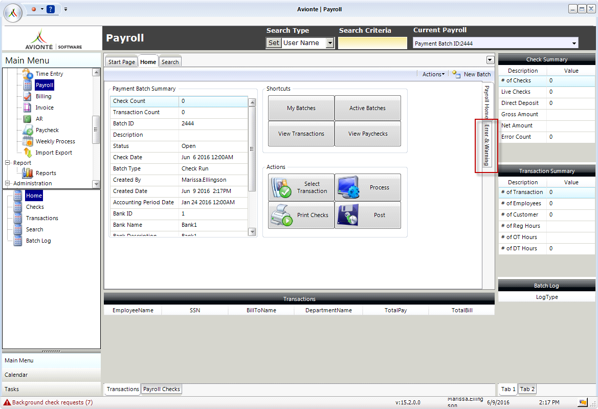Avionte screenshot - I 10 Migliori Software Paghe per Agenzie di Reclutamento