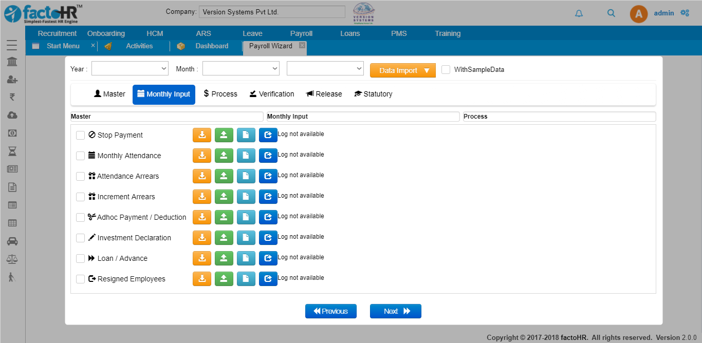 factoHR screenshot - I 10 Migliori Software Paghe per Agenzie di Reclutamento