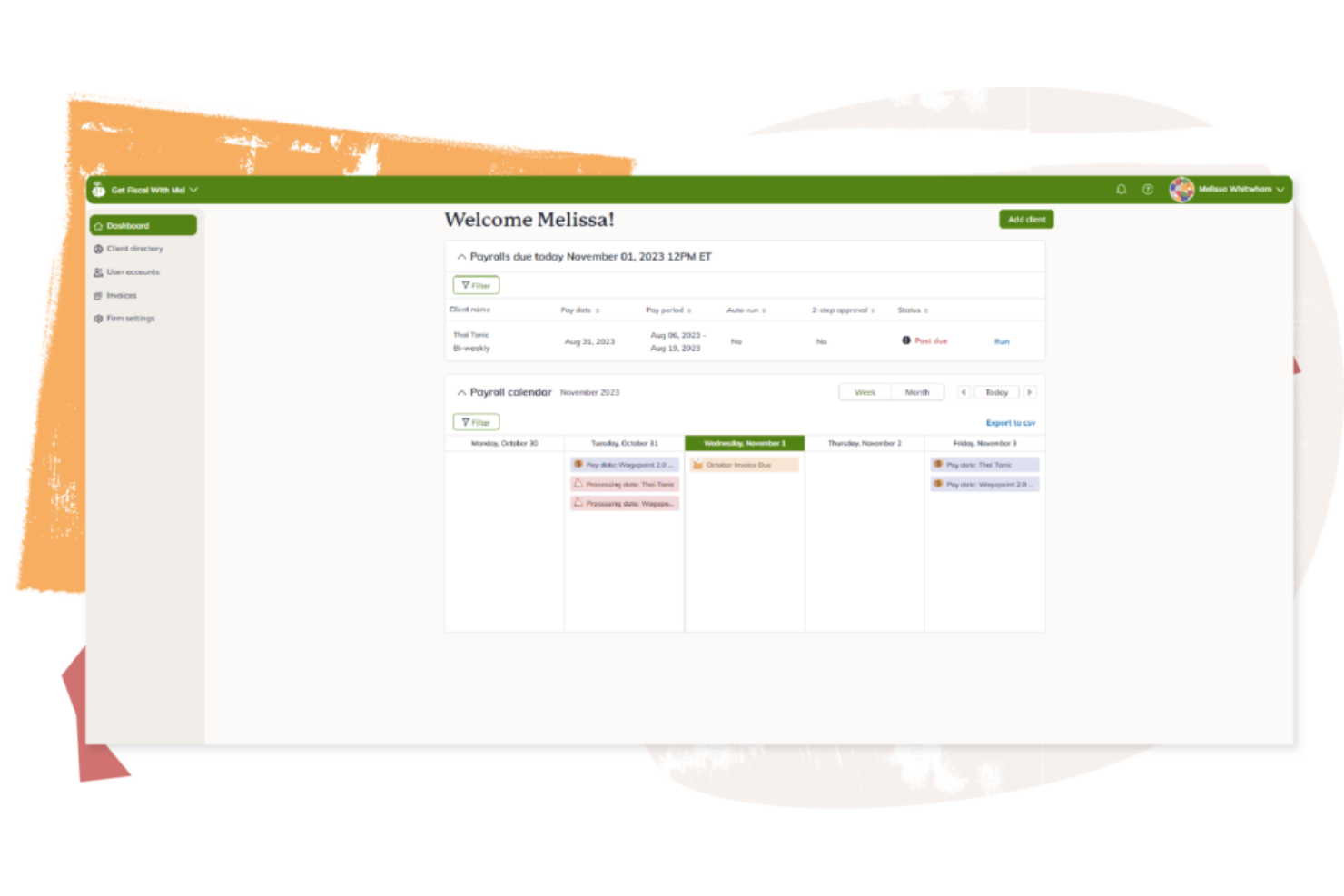 Wagepoint screenshot - I 10 migliori software per paghe per un dipendente nel 2026