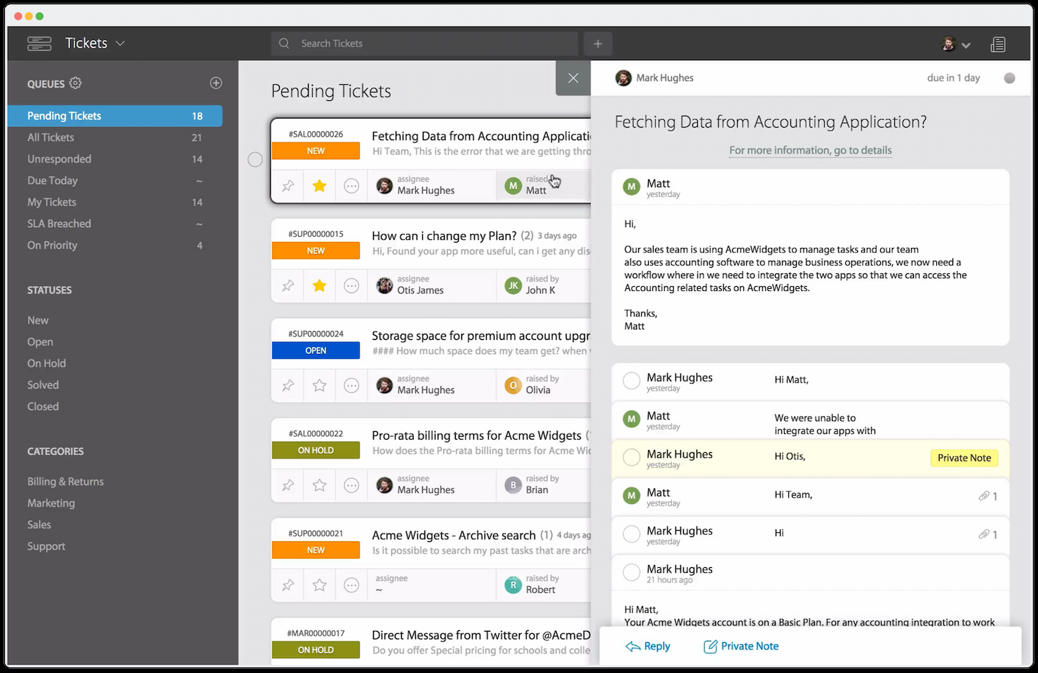 HappyFox Help Desk screenshot - I 10 Migliori Sistemi di Ticketing HR Recensiti nel 2026