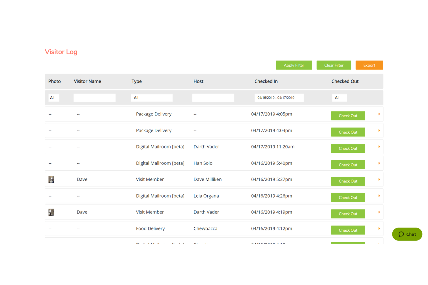 Greetly by OfficeSpace screenshot - I 10 migliori software di gestione visitatori del 2026: recensioni