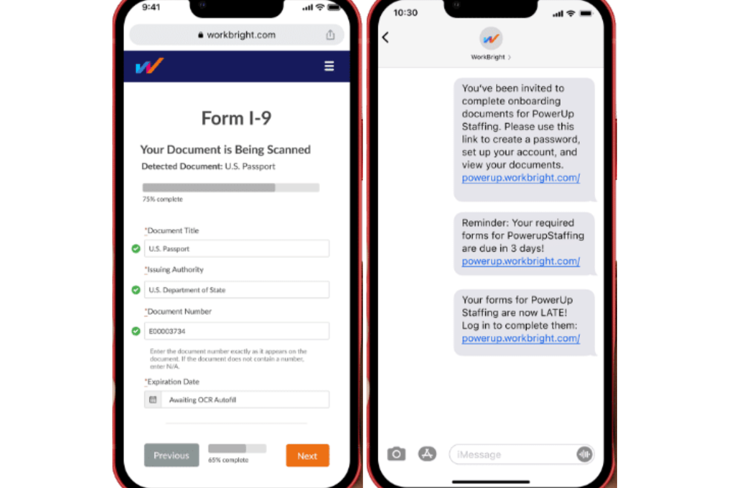 WorkBright screenshot - Le 10 migliori alternative e concorrenti di BambooHR nel 2026