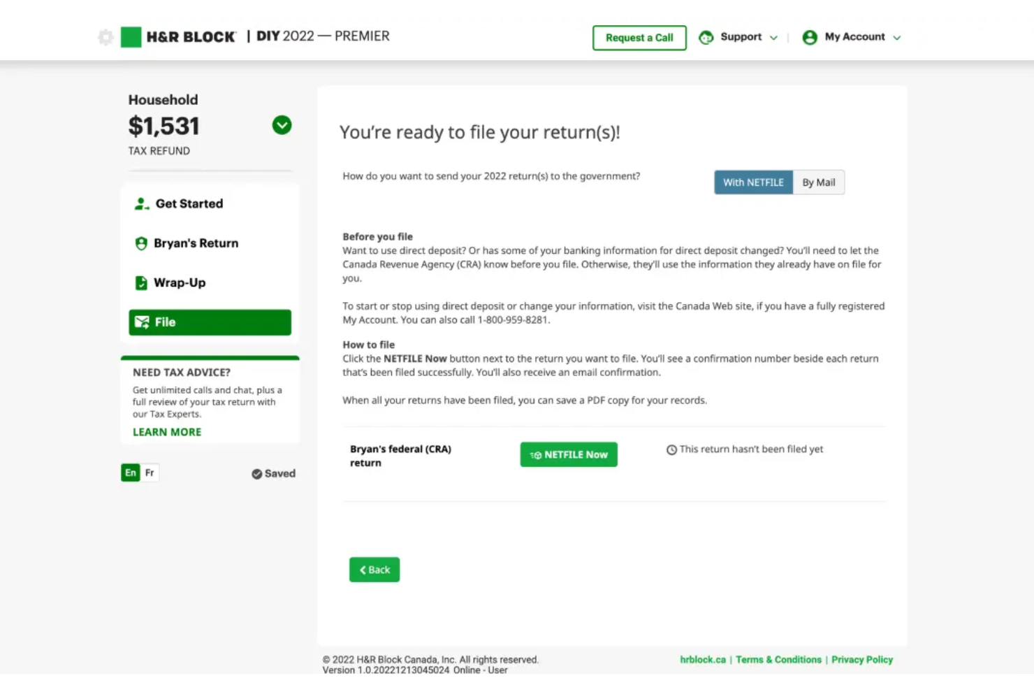 H&amp;R Block screenshot - 10 migliori software fiscali aziendali per semplificare la dichiarazione nel 2026