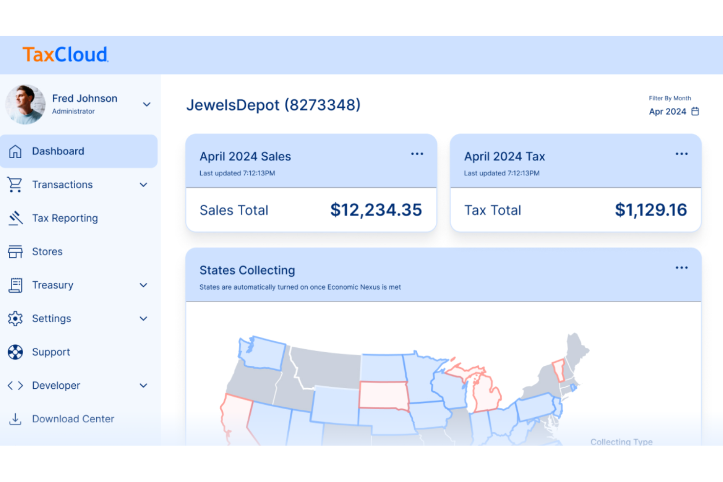 TaxCloud screenshot - 10 migliori software fiscali aziendali per semplificare la dichiarazione nel 2026