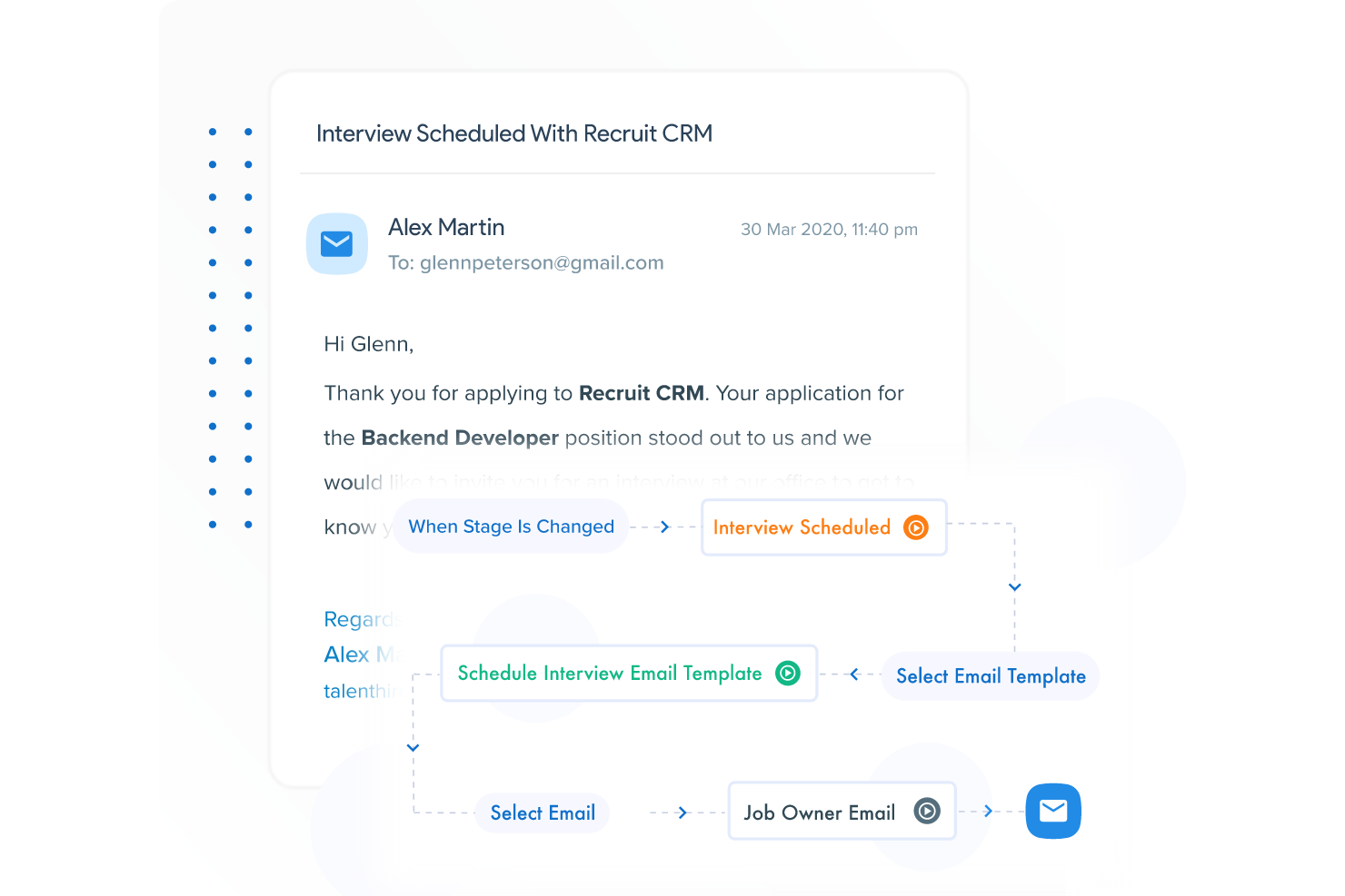 Recruit CRM screenshot - 10 Software di Reclutamento AI per il Sourcing nel 2026