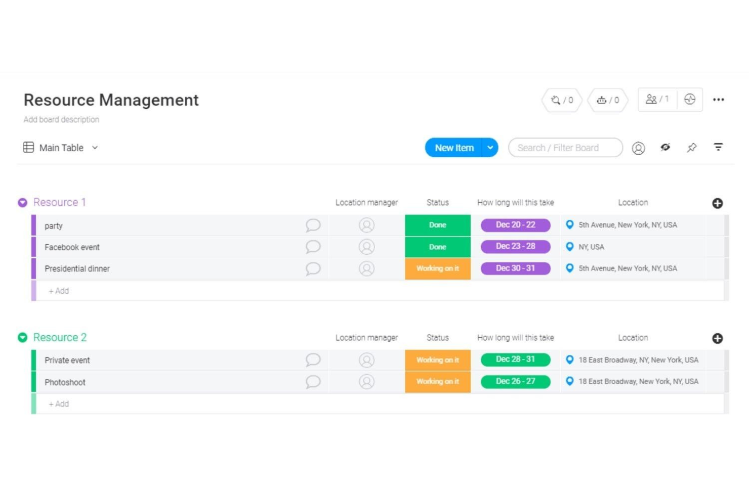 monday AI Workspace screenshot - I 30 Migliori Software di Gestione Aziendale del 2026: Confronto