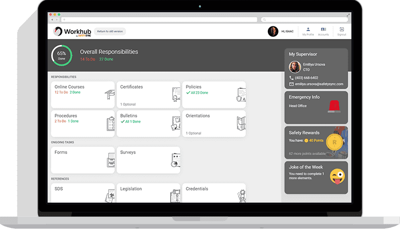 Cority Safety Cloud screenshot - Le 10 migliori soluzioni software per la gestione della sicurezza analizzate per il 2026