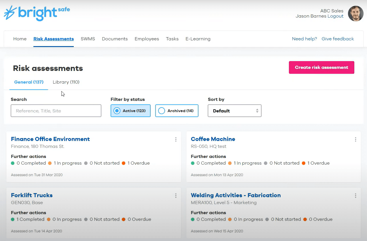 BrightSafe screenshot - Le 10 migliori soluzioni software per la gestione della sicurezza analizzate per il 2026