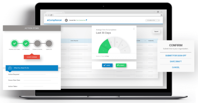 eCompliance by Alcumus screenshot - Le 10 migliori soluzioni software per la gestione della sicurezza analizzate per il 2026